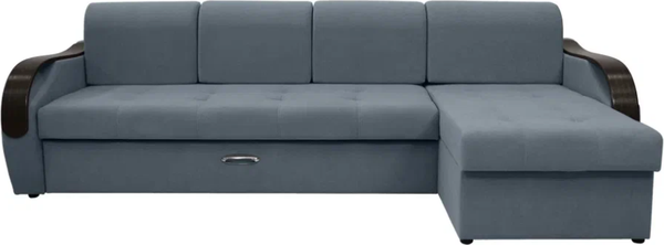 Диван угловой Сириус Лидер-6 с оттоманкой НПБ 300x165