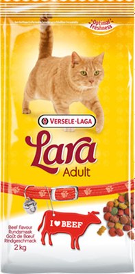 Сухой корм для кошек LARA с говядиной / 441071 - фото