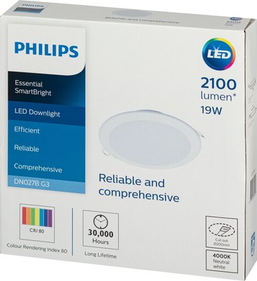 Точечный светильник Philips DN027B LED20 19Вт 4000К 220-240В D200 / Б0060529