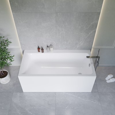 Ванна акриловая Lauter Seraphina 160x80 с каркасом 220000К2 / 2112160R