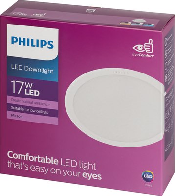 Точечный светильник Philips Meson 17Вт 6500K 220-240В D150 / Б0049135