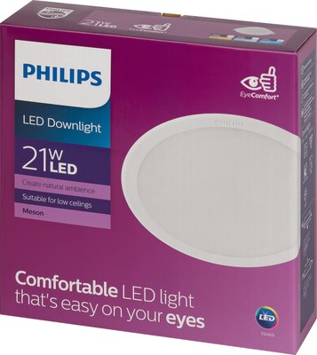 Точечный светильник Philips Meson 21Вт 6500K 220-240В D175 / Б0049136