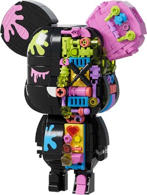 Конструктор магнитный Jaki Bearbrick: Cyberblack / JK6250-1