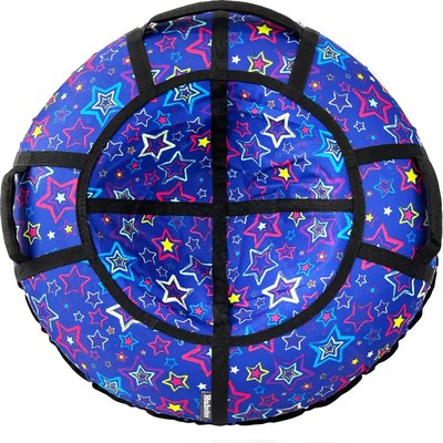 Тюбинг-ватрушка Hubster Люкс Pro S Звезды 90см / во6636-1 - фото