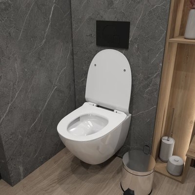 Унитаз подвесной Teymi Lina Pro Vortex / T40112