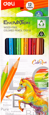 Набор цветных карандашей Deli Enovation / EC11312 - фото