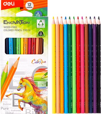 Набор цветных карандашей Deli Enovation / EC11312