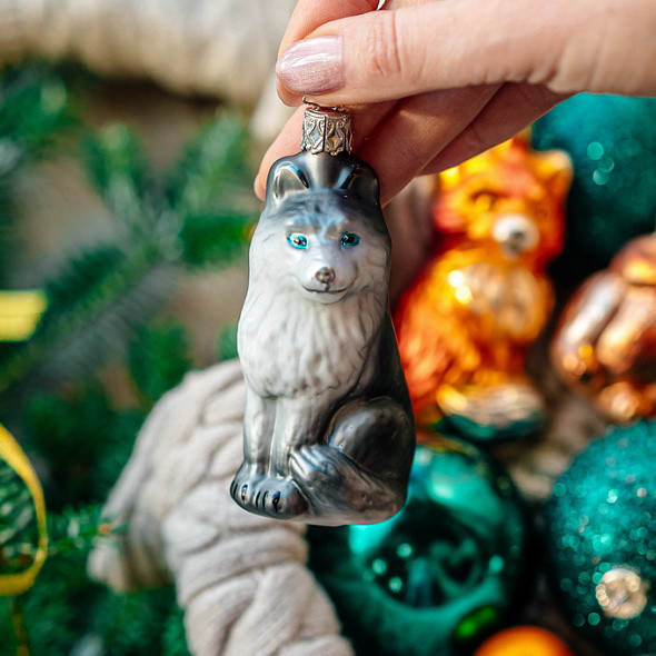 Елочная игрушка Inge's Christmas House And Farm. Хаски / 10018S024