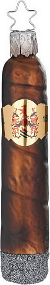Елочная игрушка Inge's Christmas Gentlemen's Club. Сигара / 10048S022 - фото