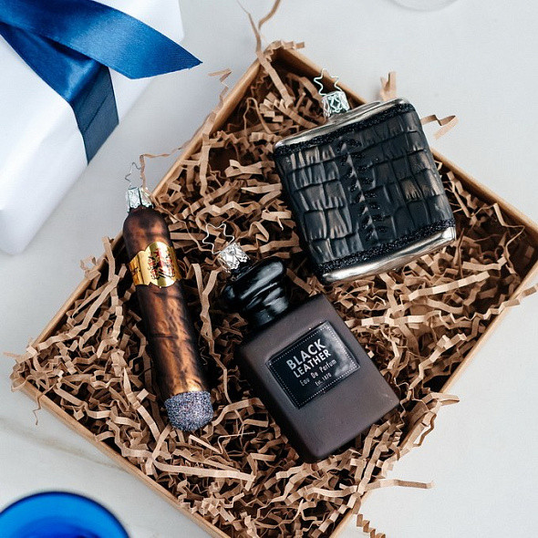 Елочная игрушка Inge's Christmas Gentlemen's Club. Сигара / 10048S022