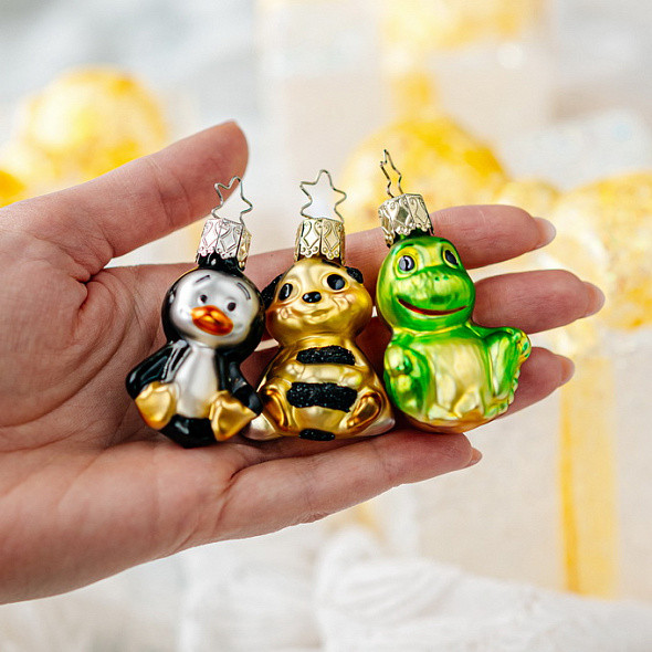 Елочная игрушка Inge's Christmas Miniatures. Мини-пчела / 10124S021