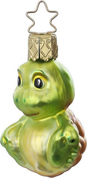 Елочная игрушка Inge's Christmas Miniatures. Мини-черепаха / 10123S021 - фото