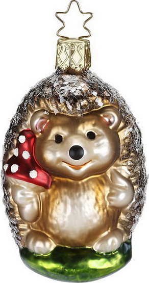 Елочная игрушка Inge's Christmas Once Upon A Time… Папа-ежик / 10017S018 - фото