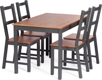 Обеденная группа Tetchair Sonata Dining Set (антик/графит)