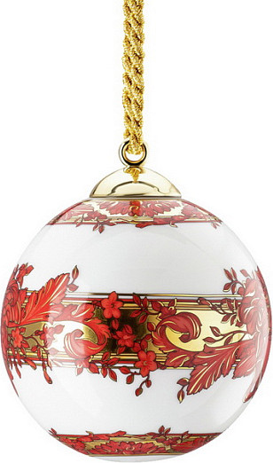 Шар новогодний Versace Medusa Garland Red / 14283-409958-27940