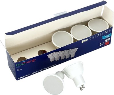 Набор ламп Truenergy 7W GU10 4000K / 14603
