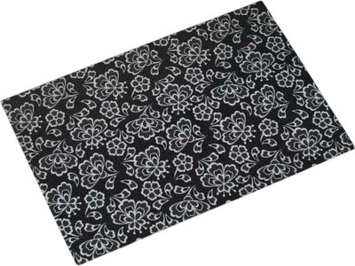 Коврик грязезащитный VORTEX Samba 50x80см Кружево / 24403 - фото