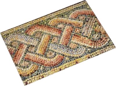 Коврик грязезащитный VORTEX Samba 60x90см Античная плитка / 24405 - фото