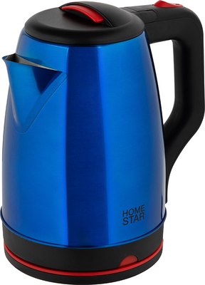 Электрочайник HomeStar HS-1003 / 107002 (стальной/синий)