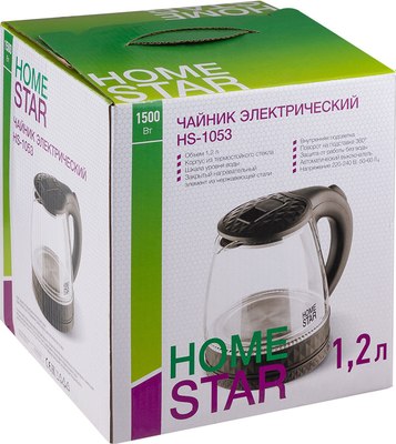 Электрочайник HomeStar HS-1053 / 106463 (черный)