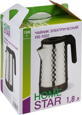 Электрочайник HomeStar HS-1022 / 109144 (черный)