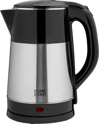 Электрочайник HomeStar HS-1055 / 106467 (стальной/черный) - фото