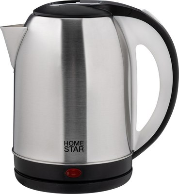 Электрочайник HomeStar HS-1054 / 106465 (стальной/черный) - фото