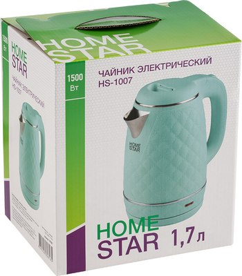 Электрочайник HomeStar HS-1007 / 107007 (зеленый)