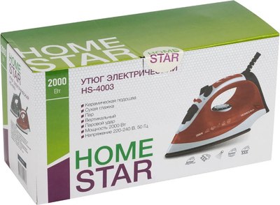 Утюг HomeStar HS-4003 / 002671 (серый/голубой)
