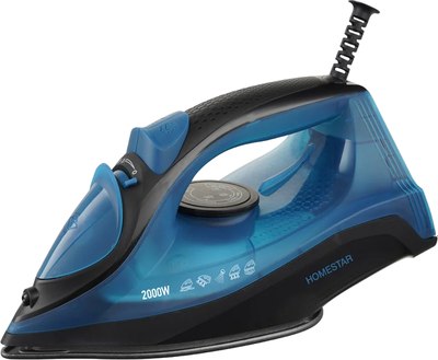 Утюг HomeStar HS-4009 / 105377 (черный/синий) - фото