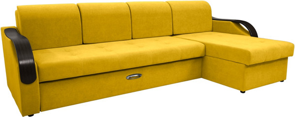 Диван угловой Сириус Лидер-6 с оттоманкой НПБ 300x165 - фото