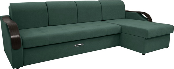 Диван угловой Сириус Лидер-6 с оттоманкой НПБ 300x165 - фото