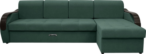 Диван угловой Сириус Лидер-6 с оттоманкой НПБ 300x165