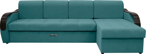 Диван угловой Сириус Лидер-6 с оттоманкой НПБ 300x165