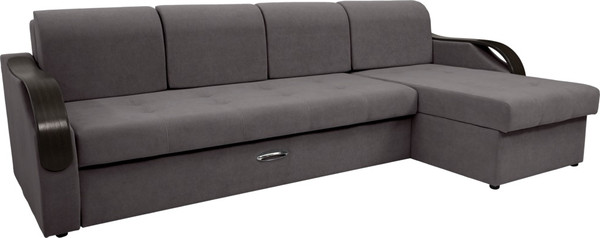 Диван угловой Сириус Лидер-6 с оттоманкой НПБ 300x165 - фото