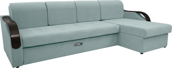 Диван угловой Сириус Лидер-6 с оттоманкой НПБ 300x165 - фото