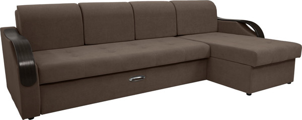 Диван угловой Сириус Лидер-6 с оттоманкой НПБ 300x165 - фото