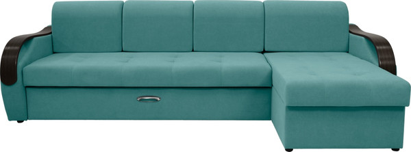 Диван угловой Сириус Лидер-6 с оттоманкой НПБ 300x165