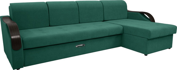 Диван угловой Сириус Лидер-6 с оттоманкой НПБ 300x165 - фото