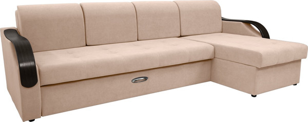 Диван угловой Сириус Лидер-6 с оттоманкой НПБ 300x165 - фото