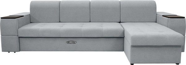 Диван угловой Сириус Лидер-13 с оттоманкой ППУ 330x165