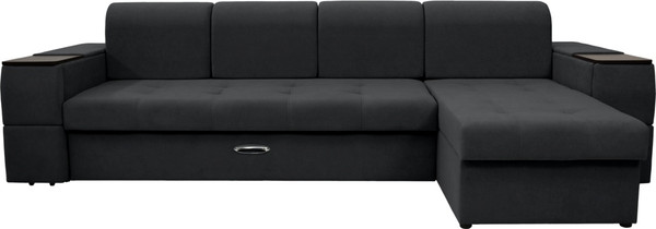 Диван угловой Сириус Лидер-13 с оттоманкой ППУ 330x165