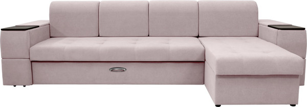 Диван угловой Сириус Лидер-13 с оттоманкой ППУ 330x165