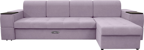 Диван угловой Сириус Лидер-13 с оттоманкой ППУ 330x165