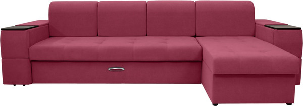 Диван угловой Сириус Лидер-13 с оттоманкой ППУ 330x165