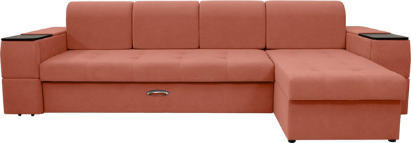 Диван угловой Сириус Лидер-13 с оттоманкой ППУ 330x165