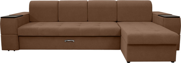 Диван угловой Сириус Лидер-13 с оттоманкой НПБ 330x165