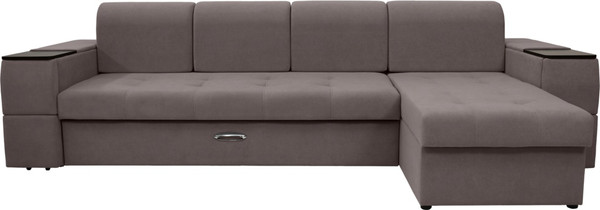 Диван угловой Сириус Лидер-13 с оттоманкой НПБ 330x165