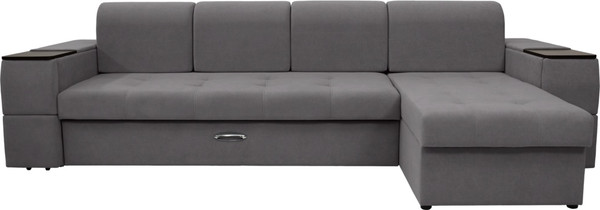 Диван угловой Сириус Лидер-13 с оттоманкой НПБ 330x165