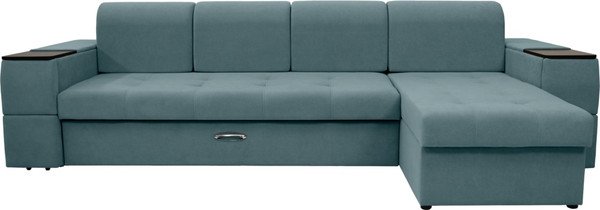 Диван угловой Сириус Лидер-13 с оттоманкой НПБ 330x165